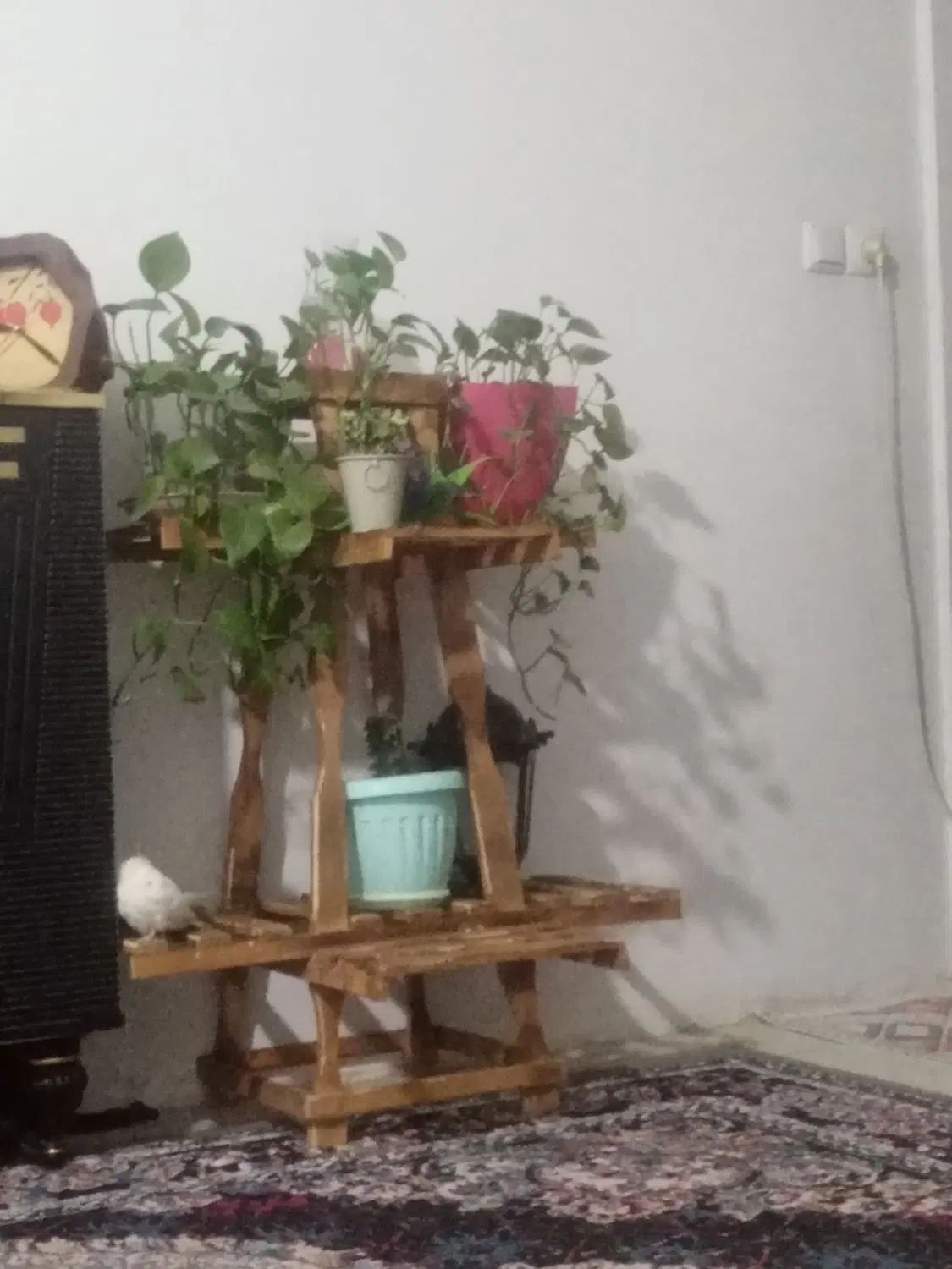پایه گلدون پایه گلدان چوبی|گل و گیاه طبیعی|مشهد, یوسفیه (شهرک غرب)|دیوار