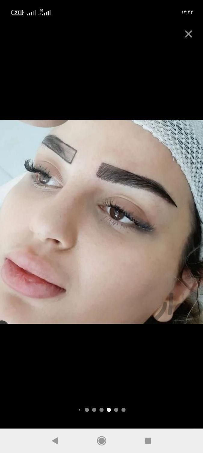 کاشت ابرو کاشت شقیقه توسط استادواموزش|خدمات آرایشگری و زیبایی|تبریز, |دیوار