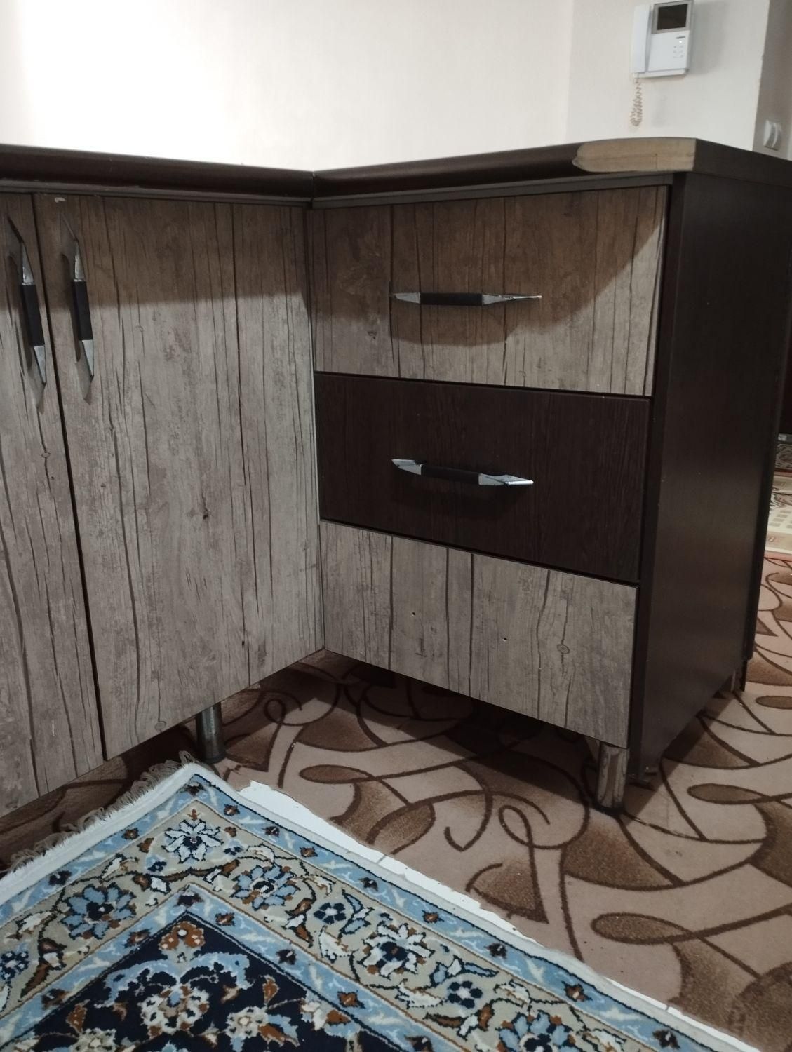 یک دست کامل کابینت ام دی اف در حد نو موجود است|مصالح و تجهیزات ساختمان|شاهین‌شهر, شهرک پردیس|دیوار