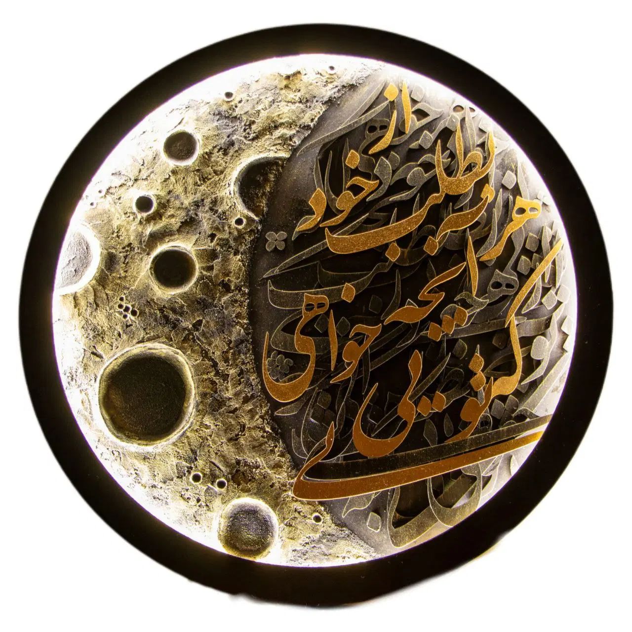 تابلو نوری ماه|تابلو، نقاشی، عکس|تهران, اکباتان|دیوار