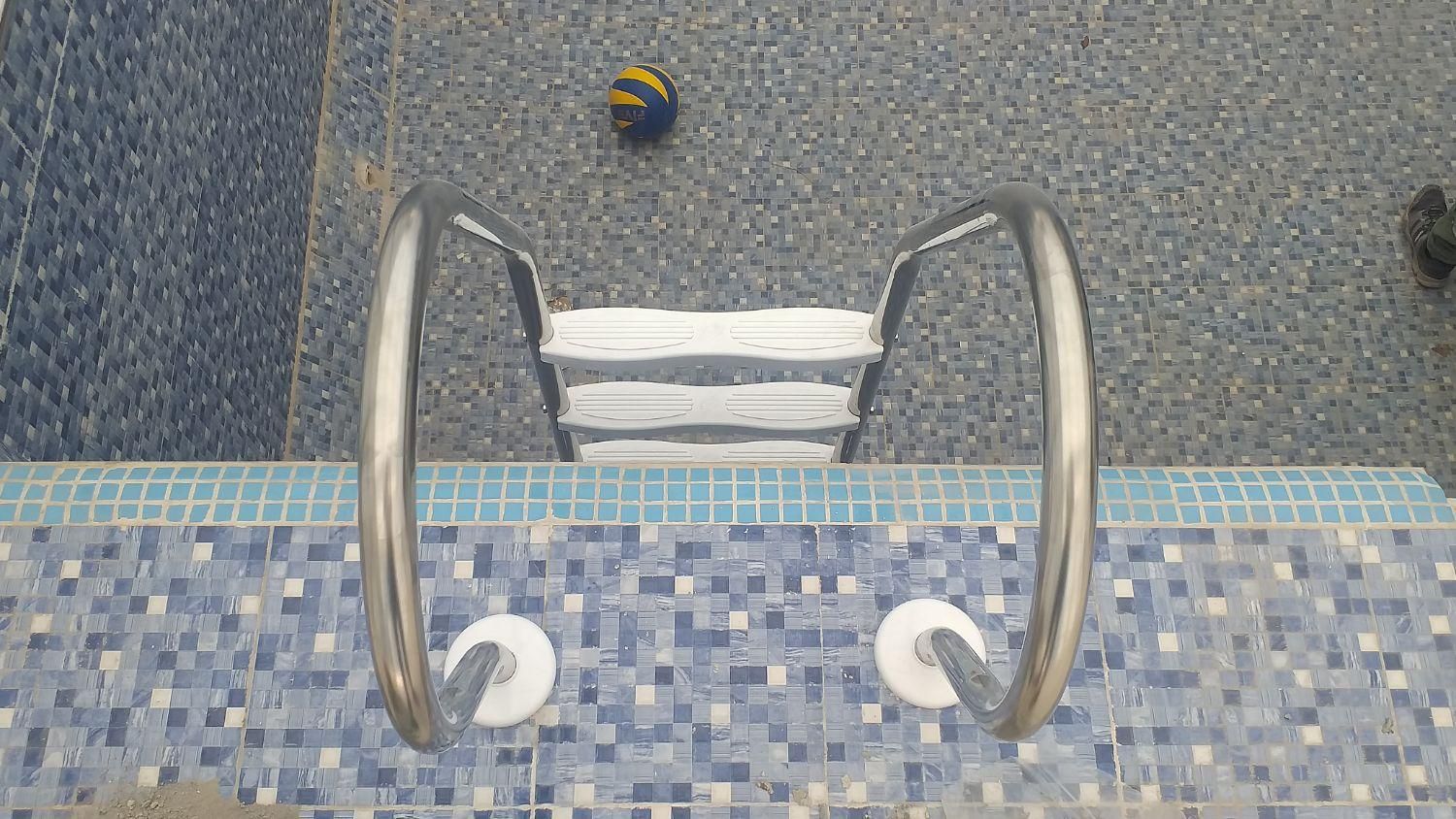 پله استخری استیل نردبان استخر تولیدی کرج کردان|مصالح و تجهیزات ساختمان|کرج, کمال‌شهر|دیوار