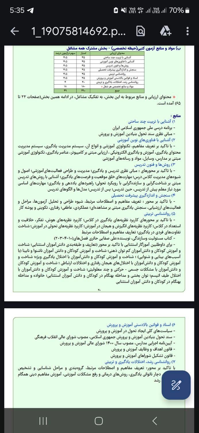 منابع آزمون استخدامی دبیری و آموزگاری ۱۴۰۴|کتاب و مجله آموزشی|بجنورد, |دیوار