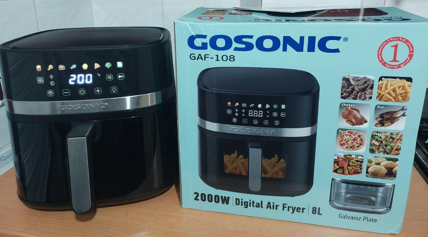 هواپز، سرخکن بدون روغن گاسونیک ۲ المنت|اجاق گاز و لوازم برقی پختوپز|گرگان, |دیوار