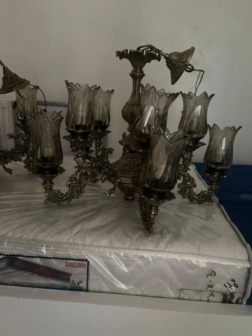 دو عدد لوستر سبک و سالم|لوستر و چراغ آویز|کرج, فاز ۳ گوهردشت|دیوار
