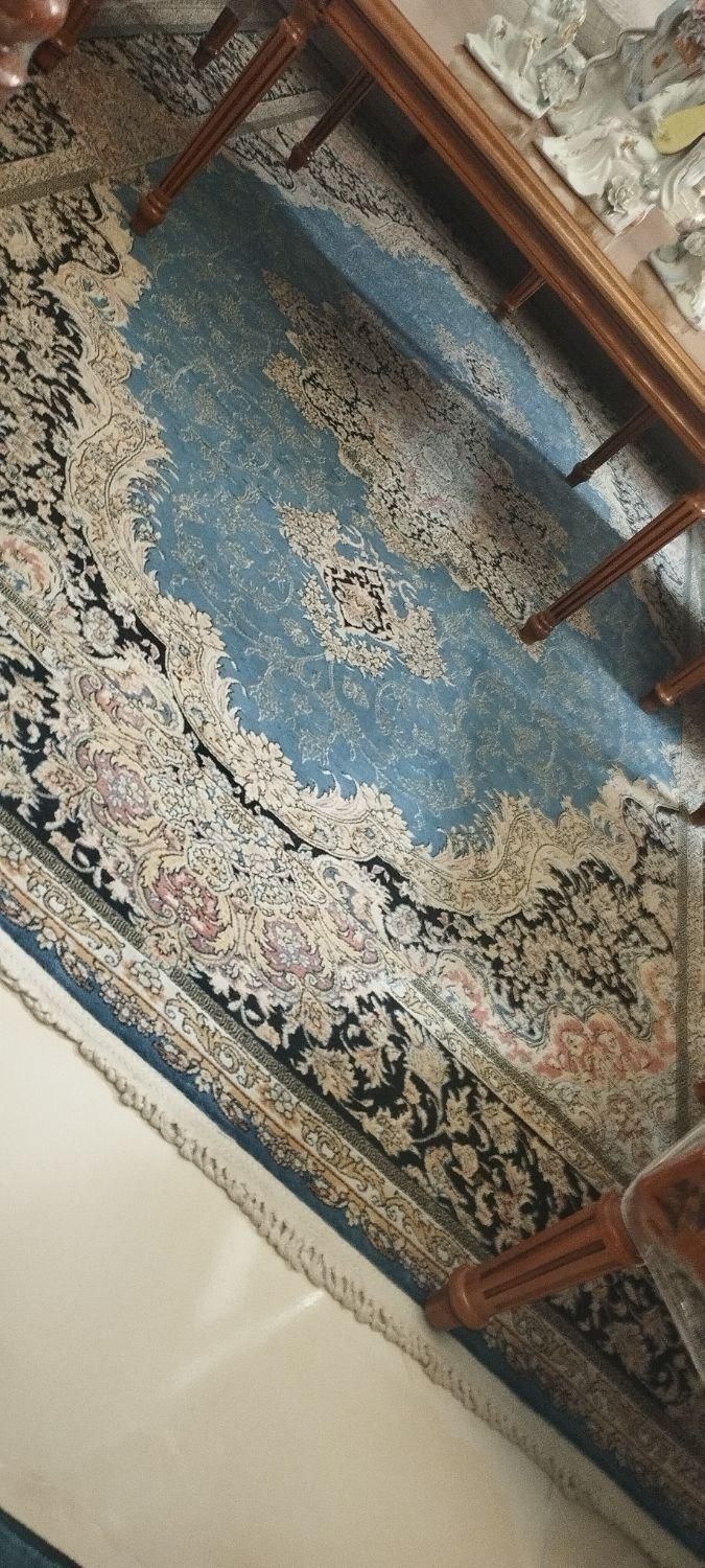 ۲عدد فرش ماشینی فرهی با تراکم بالا و نخ  ابریشم|فرش|گرمدره, |دیوار