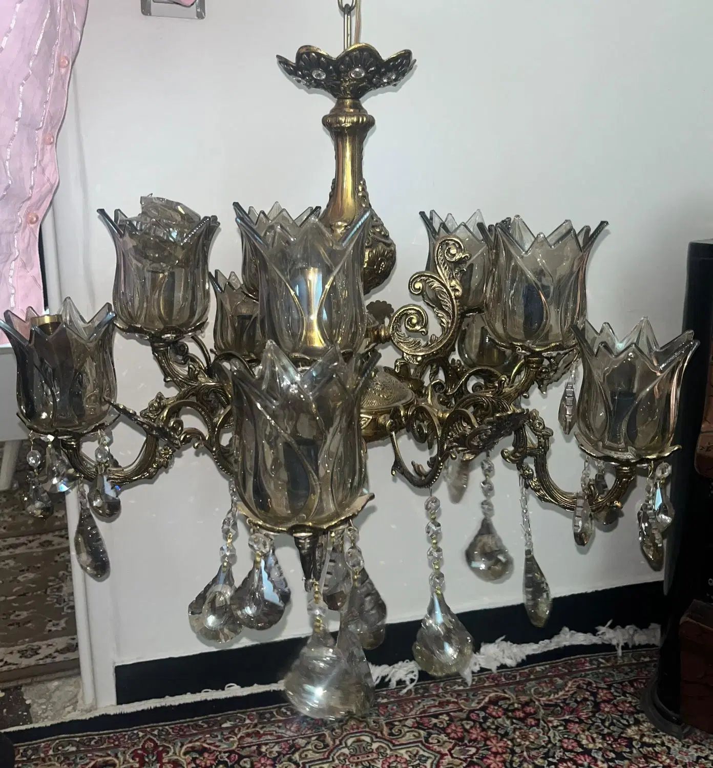 سه عدد لوستر ۵شاخه۱۰شعله|لوستر و چراغ آویز|تهران, افسریه جنوبی|دیوار
