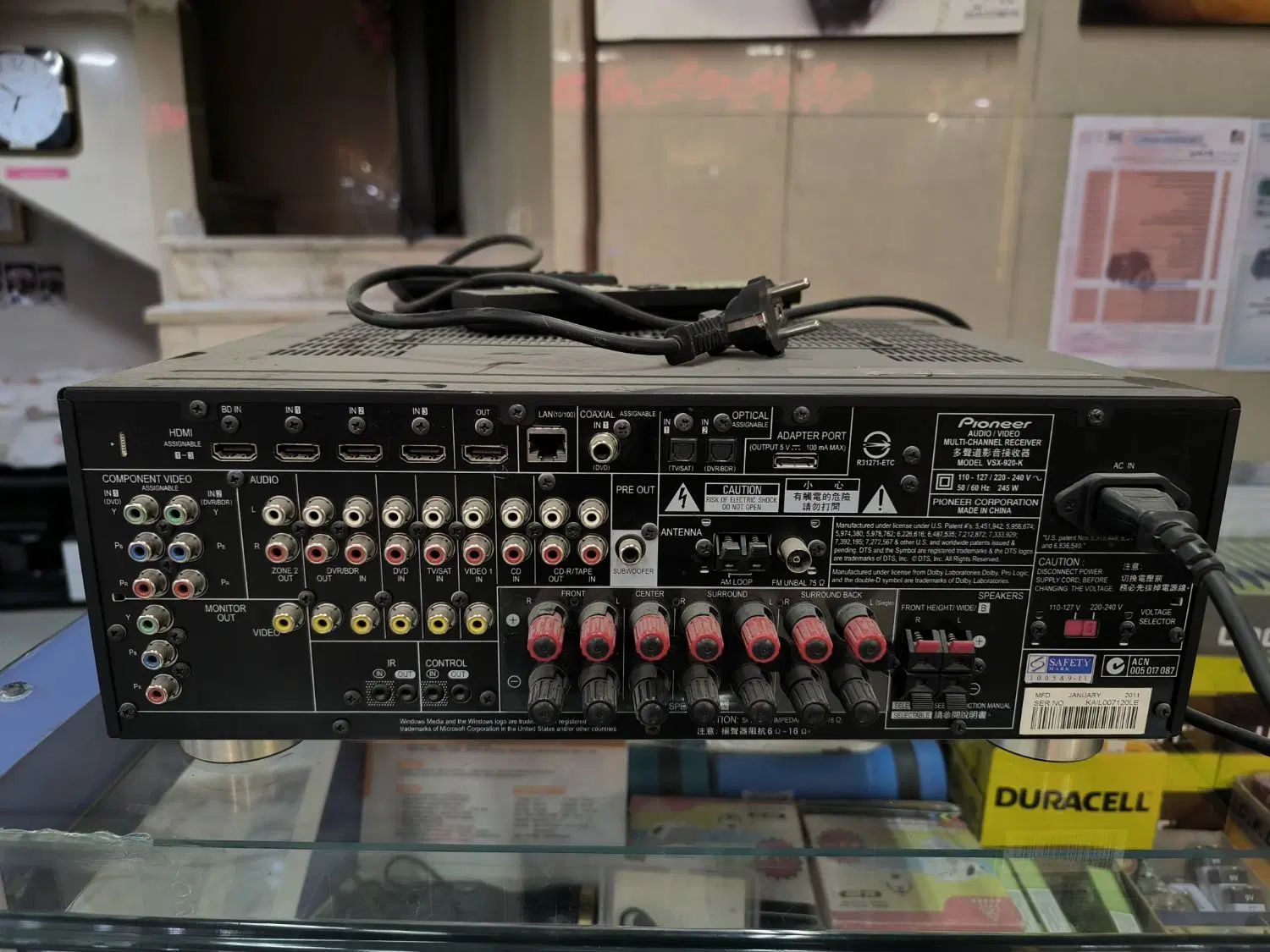 آمپلیفایر پایونیر vsx920k پلیر و باندسونی|سیستم صوتی خانگی|مشهد, احمدآباد|دیوار