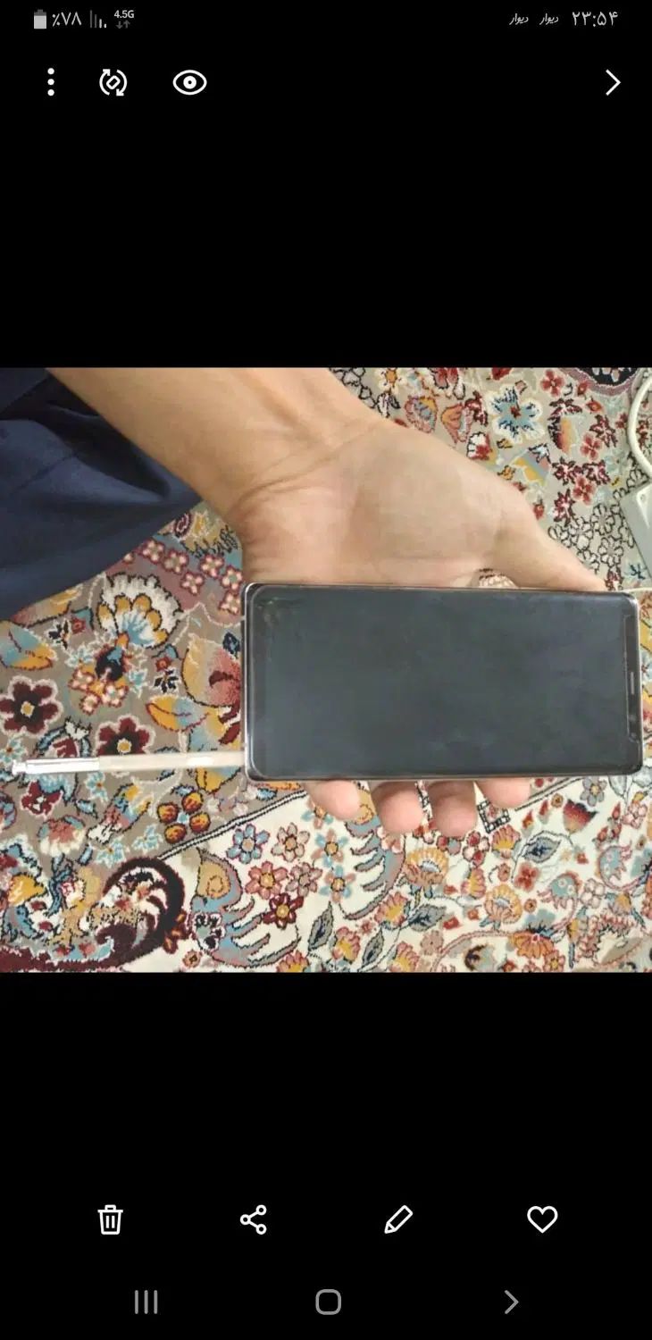 سامسونگ نوت۸ گلد|موبایل|کرمانشاه, |دیوار