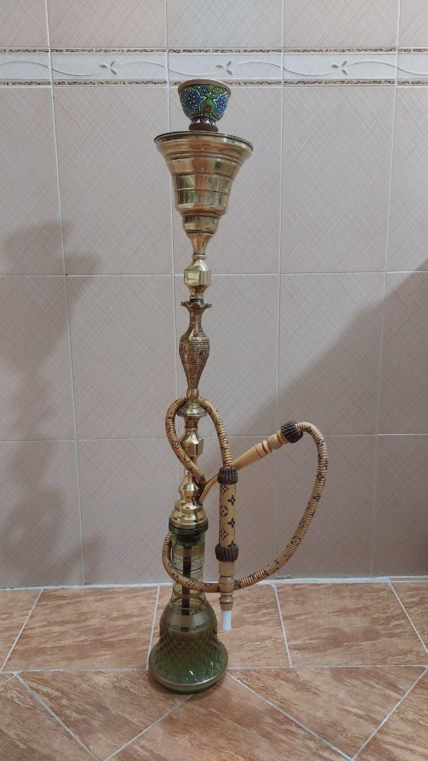 قلیان برنجی|کلکسیون و سرگرمی|قم, باغ کرباسی|دیوار