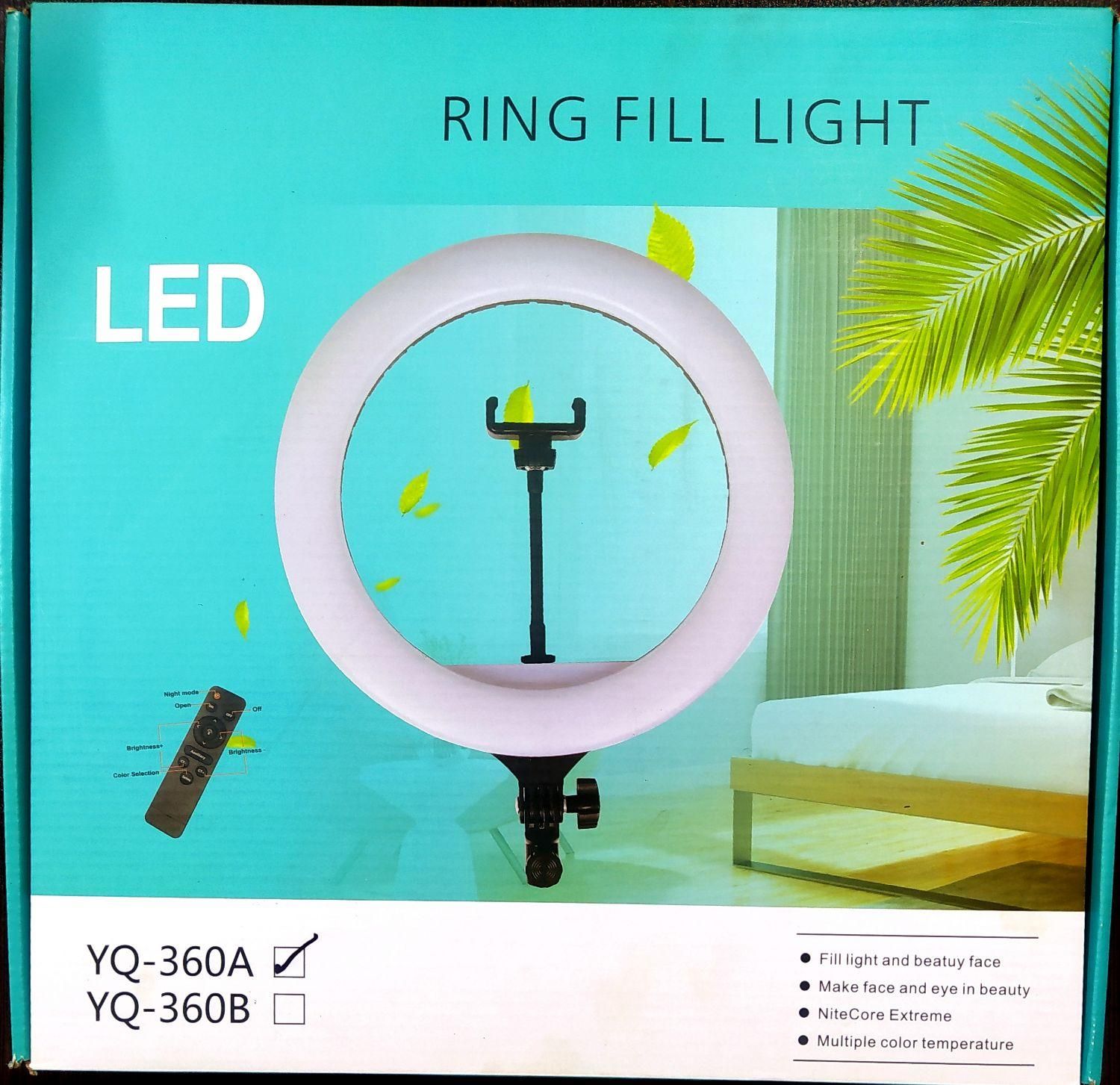رینگ لایت مدل YQ-360A بهمراه سه پایه|دوربین عکاسی و فیلمبرداری|اصفهان, باغ کاران|دیوار