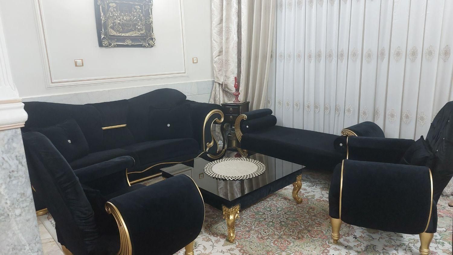 مبلمان ۷نفره کلاسیک درحدنو|مبلمان خانگی و میز عسلی|ورامین, ورامین|دیوار