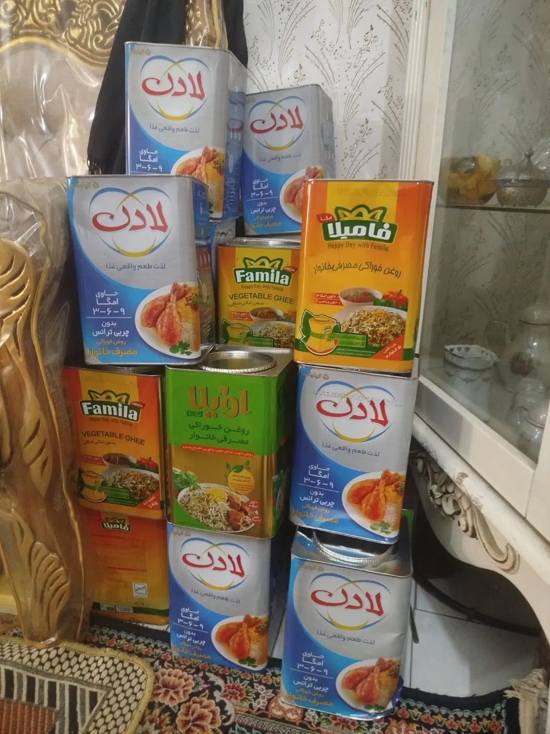 ۱۶ کیسه برنج هندی دانه بلند محسن ۱۱۲۱ و روغن جامد|خوردنی و آشامیدنی|مشهد, شاهد (شهرک غرب)|دیوار