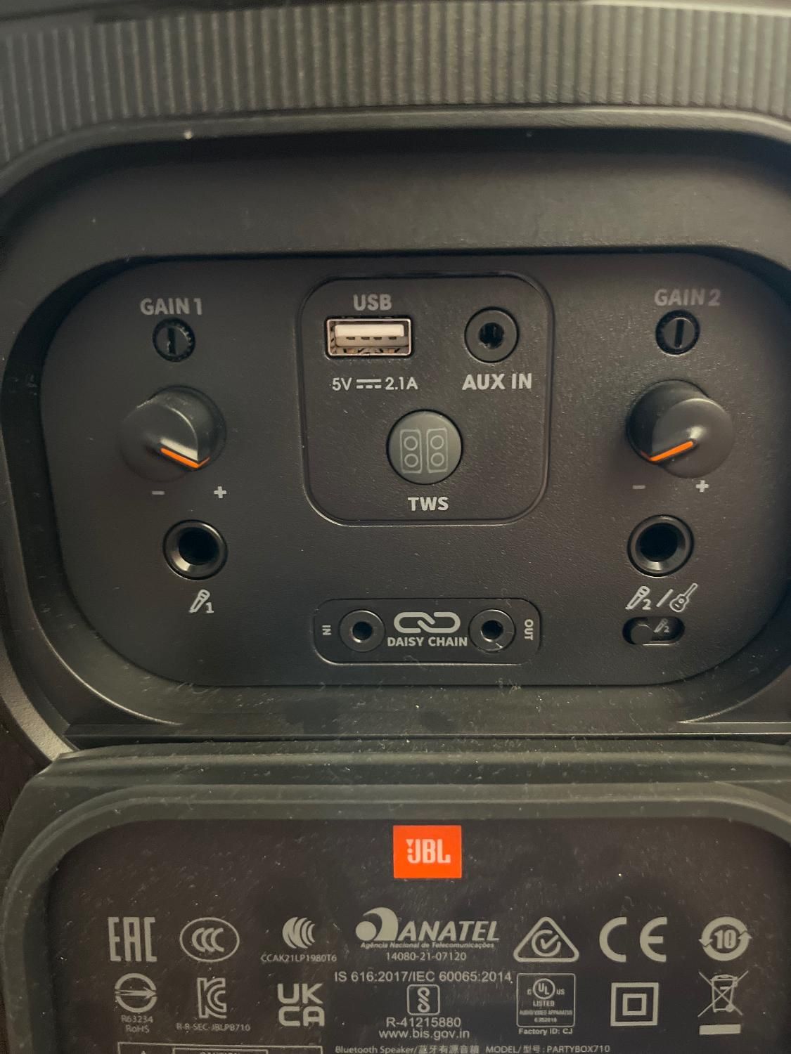 jbl partybox710|سیستم صوتی خانگی|بابل, |دیوار