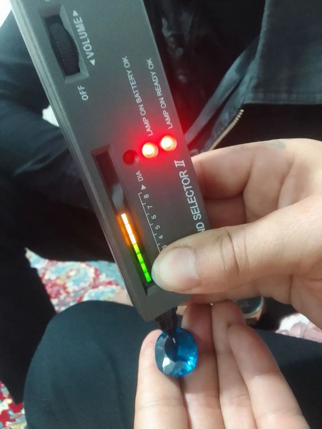 سنگ توپازآلمانی الماس تراش باسختی بالا نگین انگشتر|جواهرات|مشهد, بهمن|دیوار