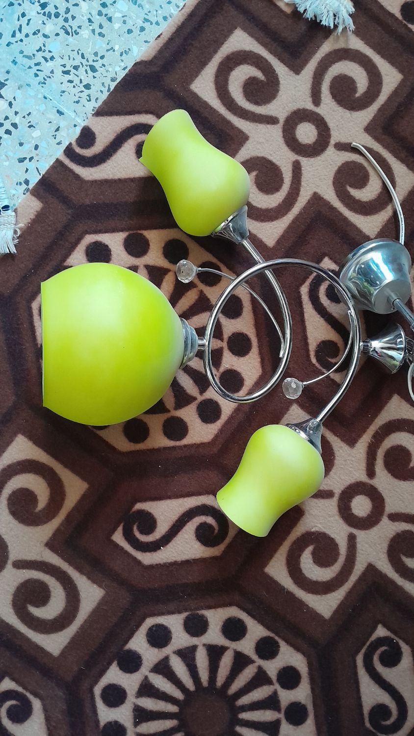 لوستری سه شاخه|لوستر و چراغ آویز|یاسوج, |دیوار