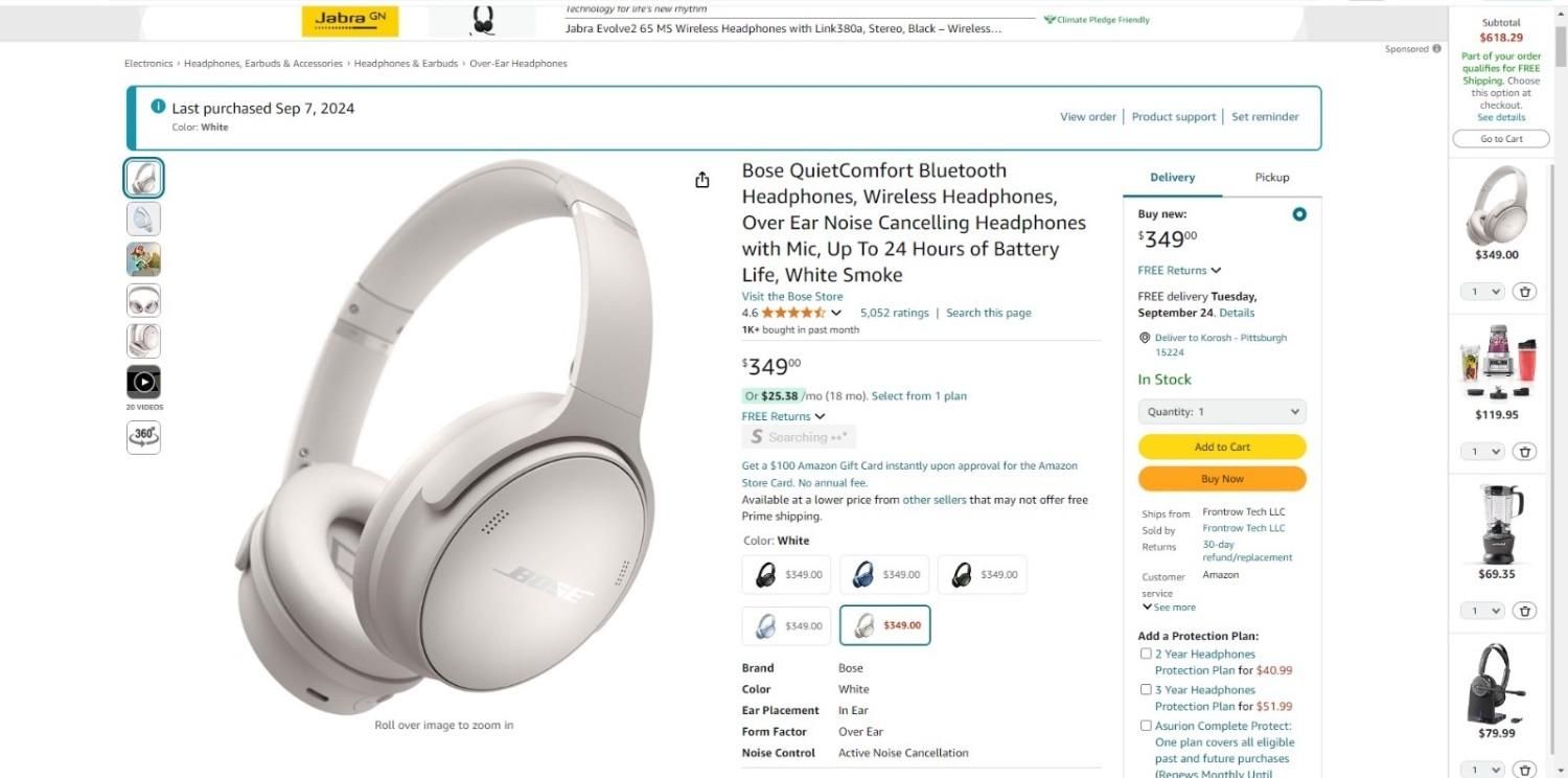 هدفون اورجینال bose|لوازم جانبی موبایل و تبلت|تهران, خانی آباد نو جنوبی|دیوار