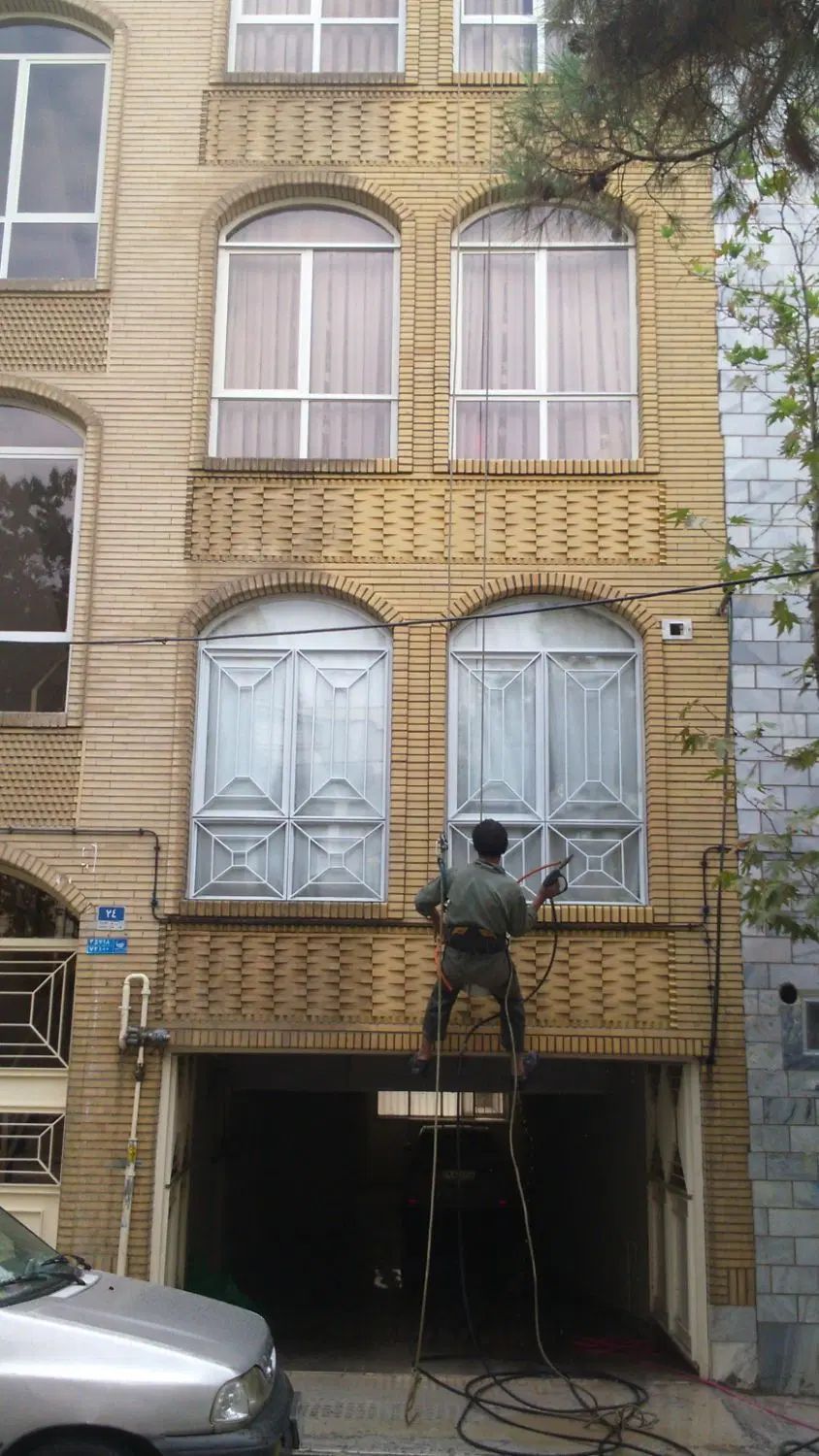شستشوی نمای ساختمان|خدمات نظافت|همدان, |دیوار