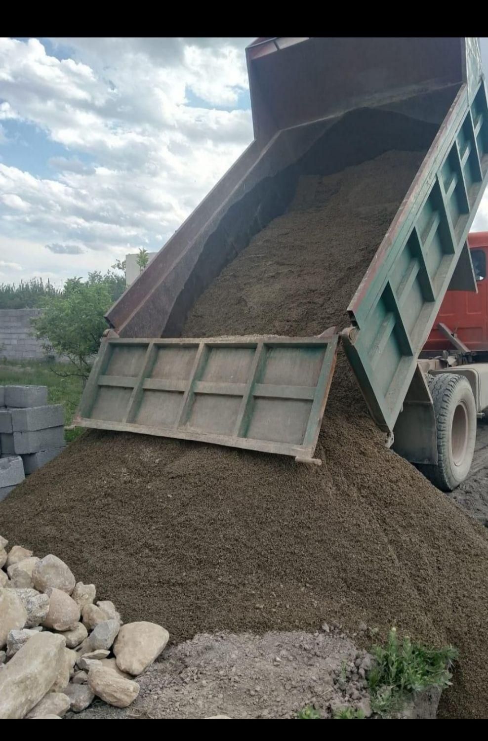 پخش شسته شن خاک باغچه مخلوط|مصالح و تجهیزات ساختمان|بندرعباس, |دیوار