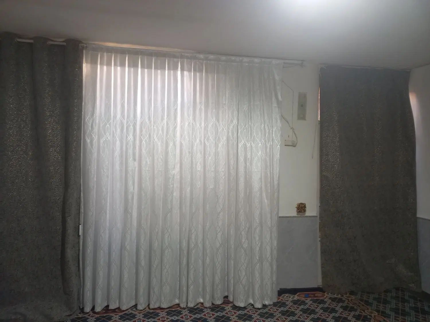 پرده  یالان|پرده، رانر، رومیزی|مشهد, پورسینا|دیوار