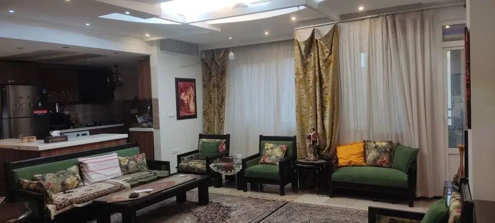 ۹۲ متر ۲ خواب فول امکانات با تراس سالن پرده خور|اجارهٔ آپارتمان|تهران, ارم|دیوار
