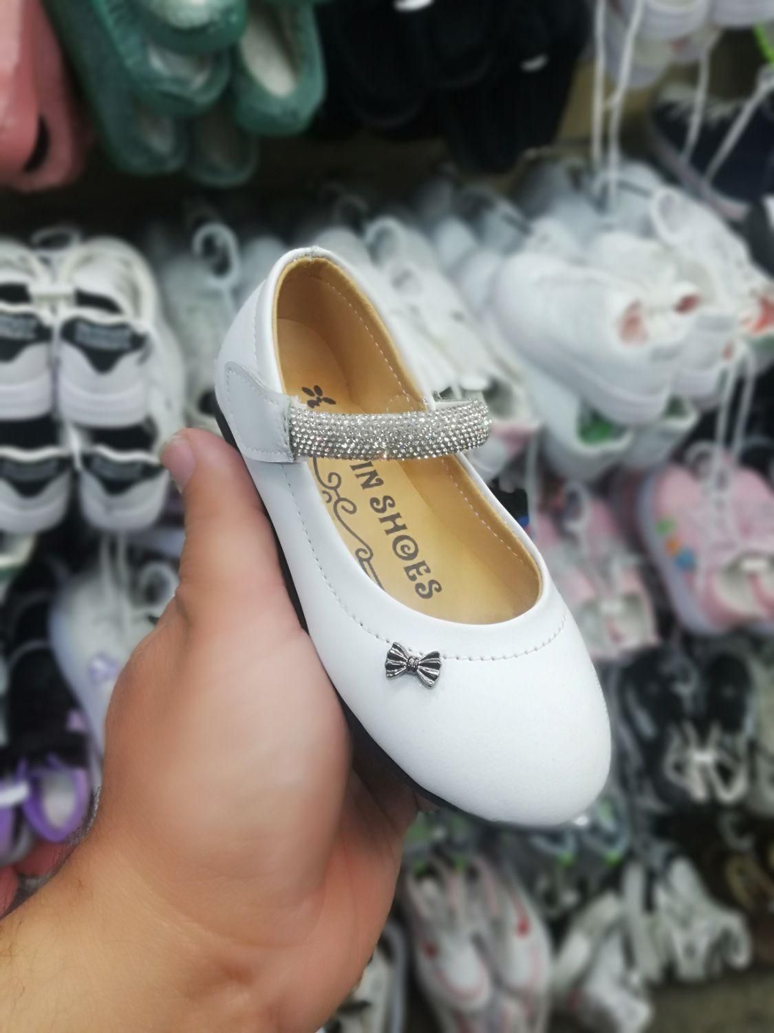 کفش مجلسی دخترانه پاپیون نگین 2 رنگ سایز 25 تا 31|کفش و لباس بچه|شیراز, سینما سعدی|دیوار