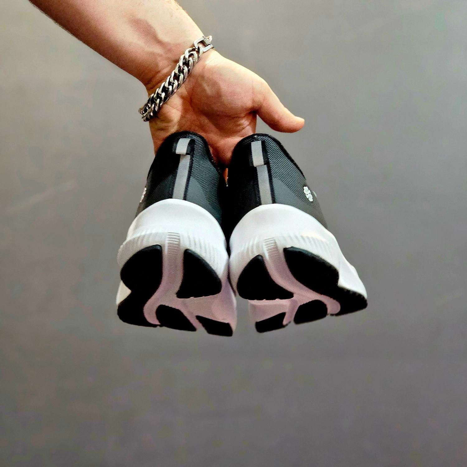 کتونی طوسی مشکی فرفره رانینگ H|کیف، کفش، کمربند|تهران, پرستار|دیوار