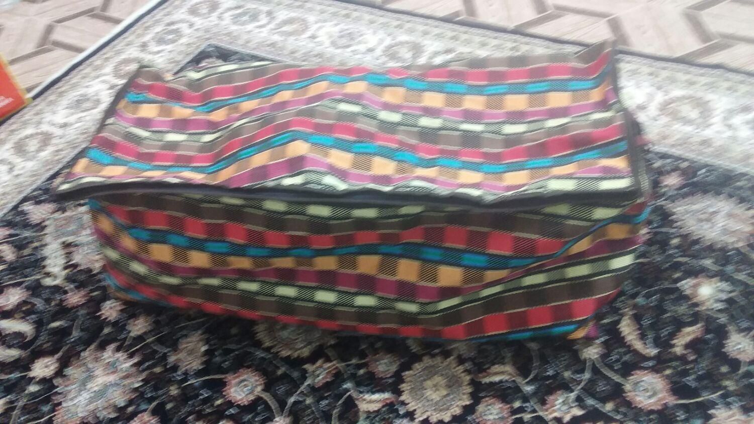 خورجین نو.وظروف ۶نفره عسلی|گلیم، جاجیم، گبه|جوانرود, |دیوار
