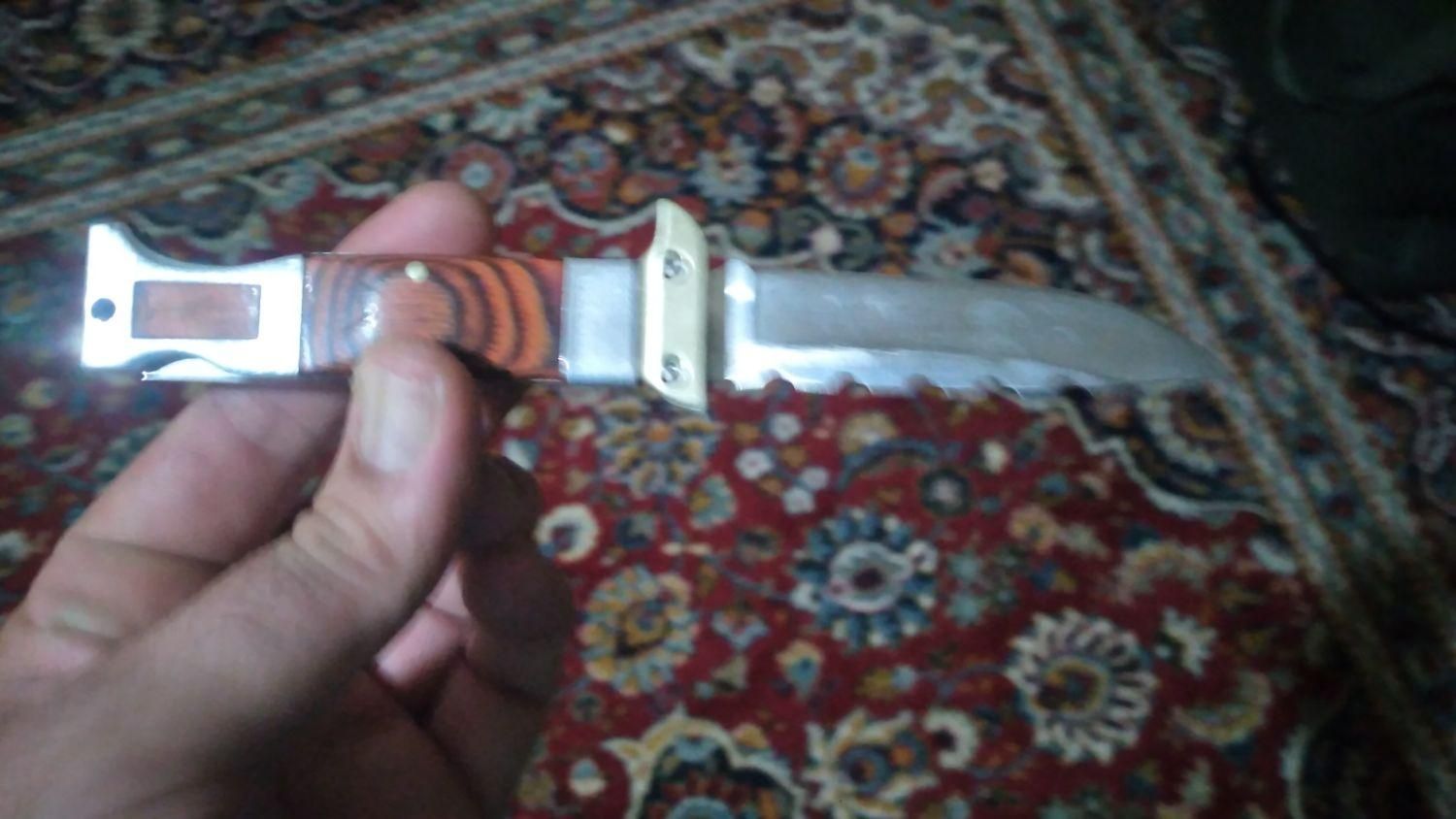 چاقو قدیمی آمریکای .یواس ا .ضامن دار خیلی قدیمی|کلکسیون اشیاء عتیقه|بروجرد, |دیوار