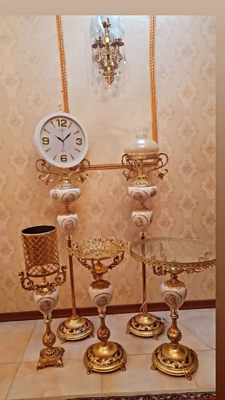 ست ۵تیکه اباژور|چراغ خواب و آباژور|مشهد, امامیه (شهرک غرب)|دیوار