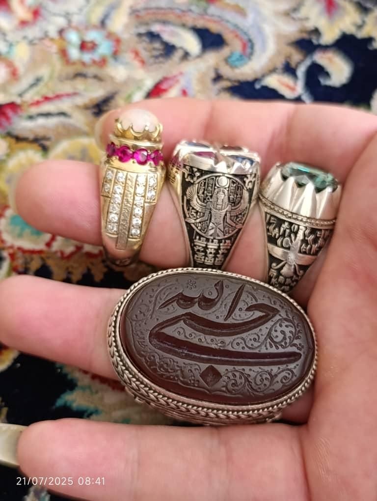 انگشتر نقره و طلا یمن اوپال موزنایت مردانه زنانه|جواهرات|اصفهان, رزمندگان|دیوار