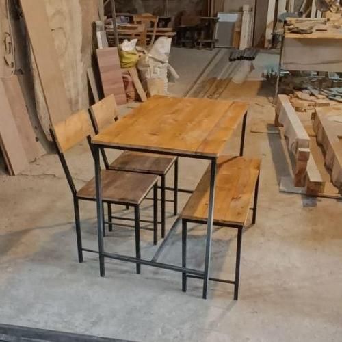 متال وود chair|میز و صندلی غذاخوری|شیراز, دوکوهک|دیوار