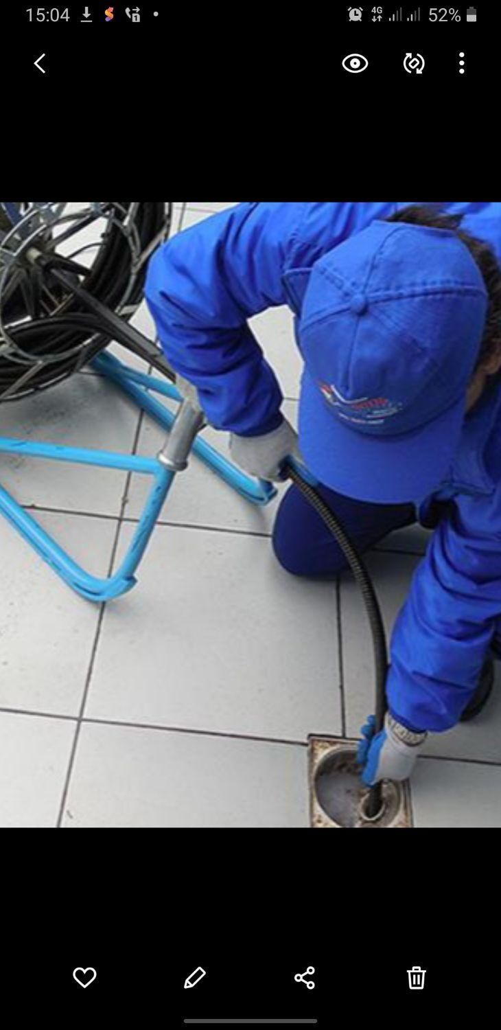 لوله بازکنی تضمینی لوله کشی نشت یابی دقیق|خدمات پیشه و مهارت|زنجان, |دیوار