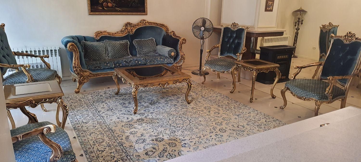 ست مبلمان ۷ نفره استیل با میز نهار خوری ۶ نفره|مبلمان خانگی و میز عسلی|تهران, نیاوران|دیوار