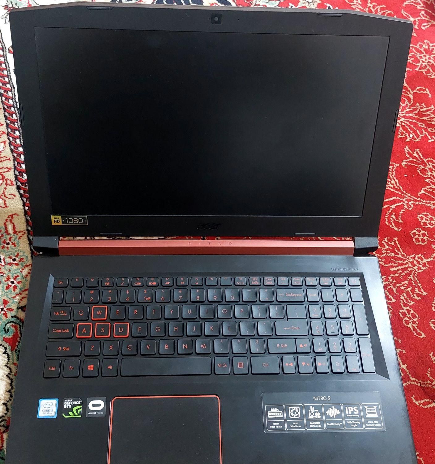 لپ تاپ گیمینگ acer nitro 5|رایانه همراه|تهران, ایرانشهر|دیوار