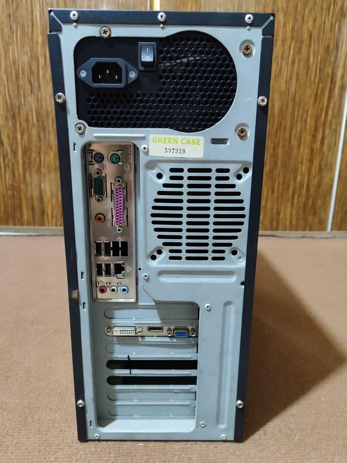 کیس گرین ۷۳۰۰ ddr3 با رم ۴ هارد ۳۲۰ گرافیک ۱|رایانه رومیزی|چالوس, |دیوار