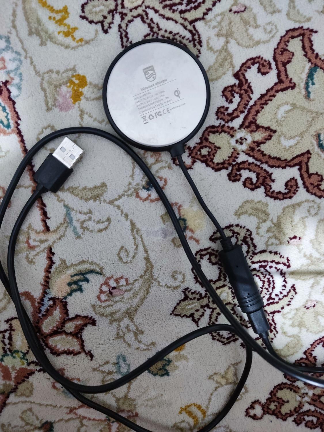 شارژر بی سیم فیلیپس(Philips)اصل بدون کارکرد|لوازم جانبی موبایل و تبلت|کرمانشاه, |دیوار