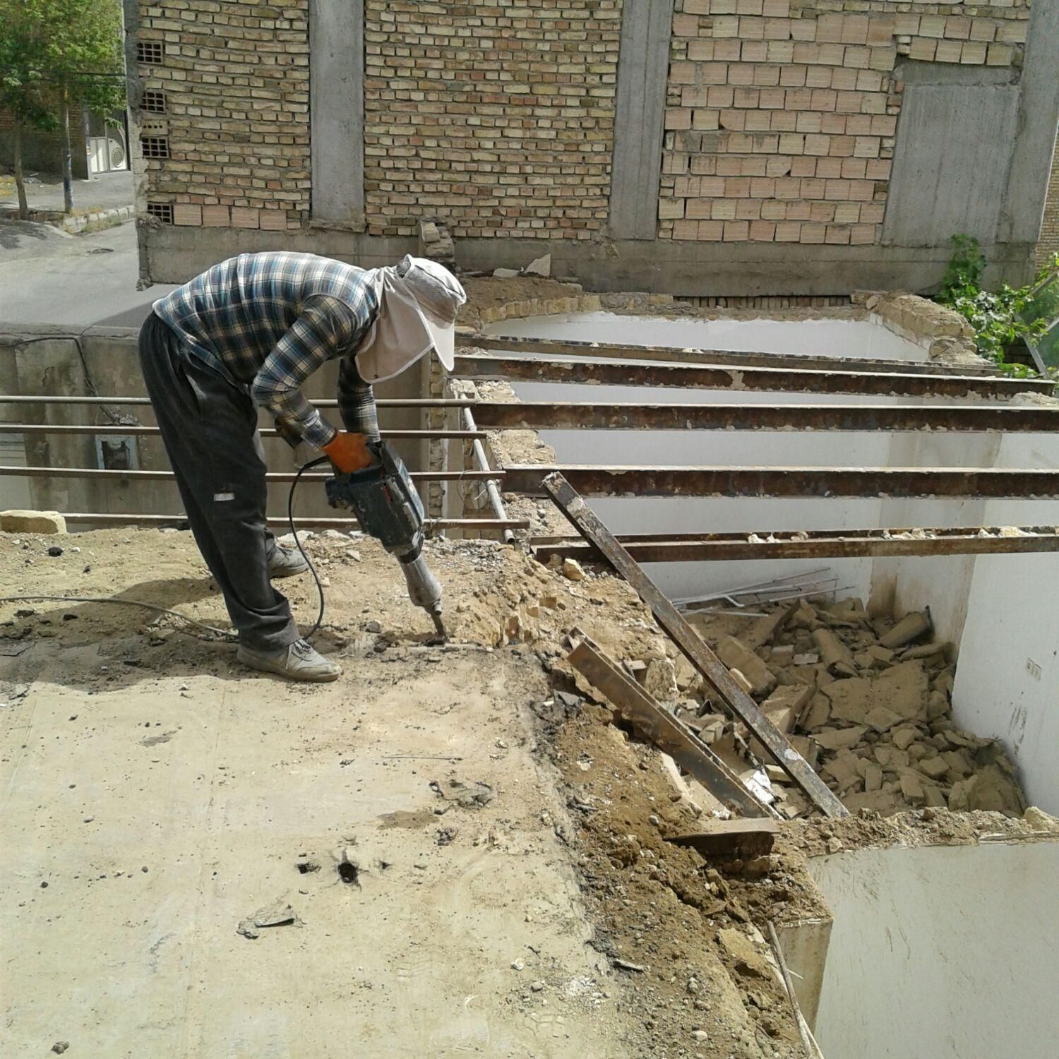 تخریب وبتن کنی موسوی|خدمات پیشه و مهارت|مرند, |دیوار