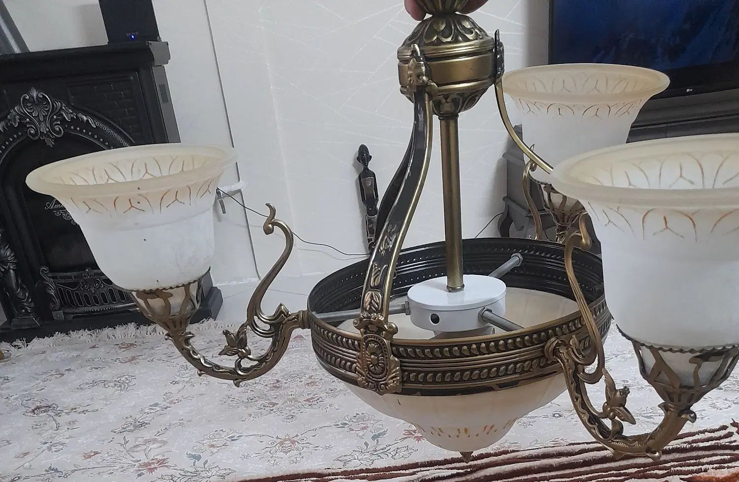 فروش دوعدد لوستر|لوستر و چراغ آویز|مشهد, وحید|دیوار