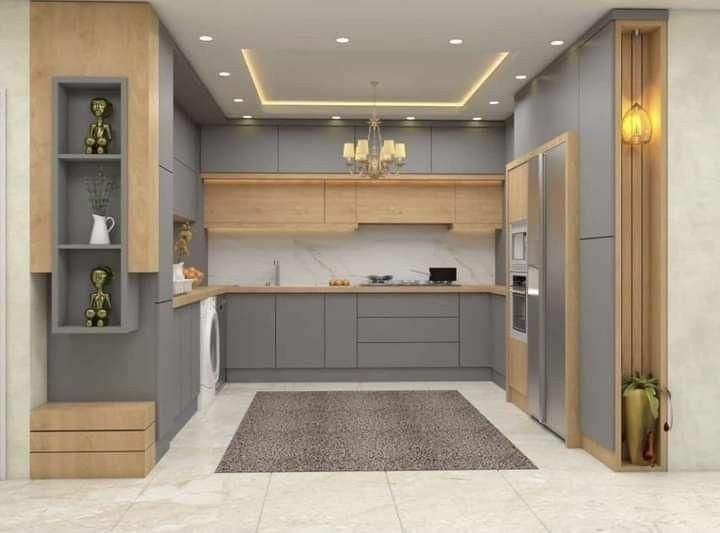 کابینت وکمددیواری MDFوهایگلاس|کتابخانه، شلف، قفسه‌های دیواری|کرج, کمال‌شهر|دیوار