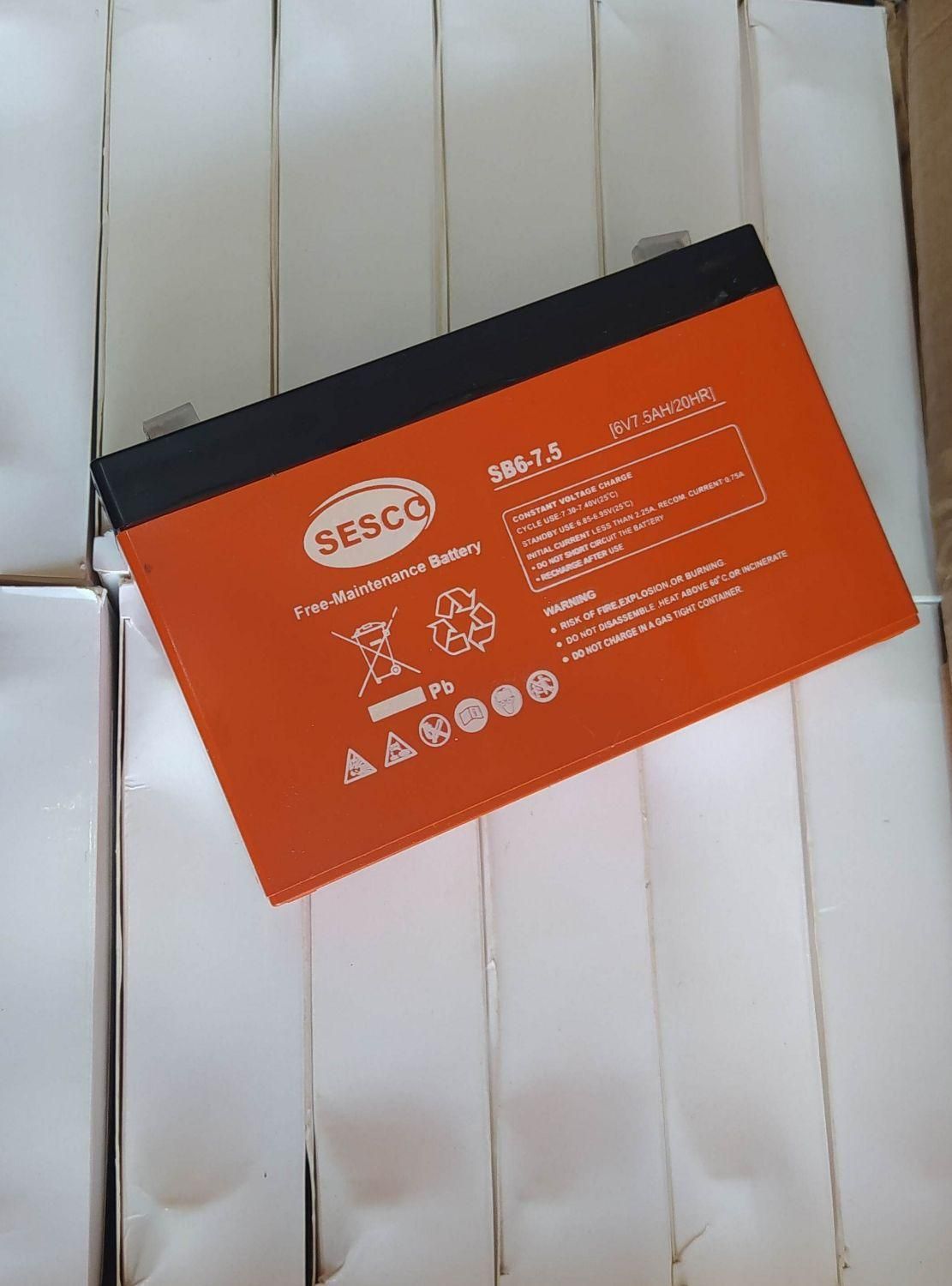 باطری ۶ ولت ۷ آمپر موتور شارژی|اسباب‌‌بازی|قم, علی آباد سعدگان|دیوار