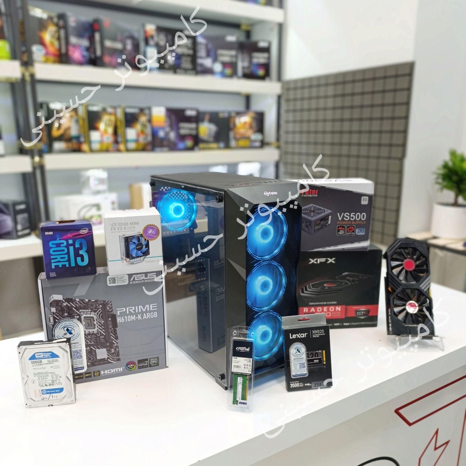 کیس و کامپیوتر گیمینگ خفن نسل۱۳ رم۱۶ DDR5 گرافیک۸|رایانه رومیزی|مشهد, حجت|دیوار