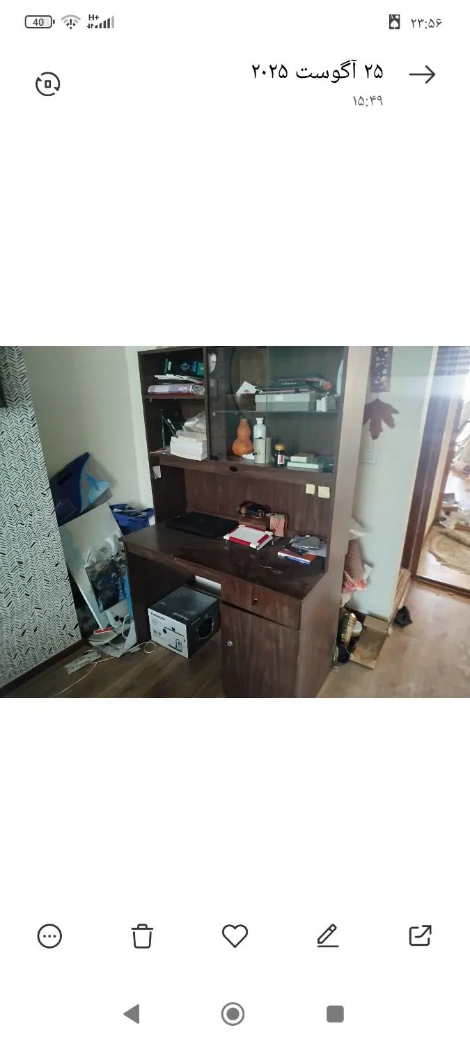 چند عدد میز و کمد و کتابخانه و تخت|تخت و سرویس خواب|تهران, کن|دیوار