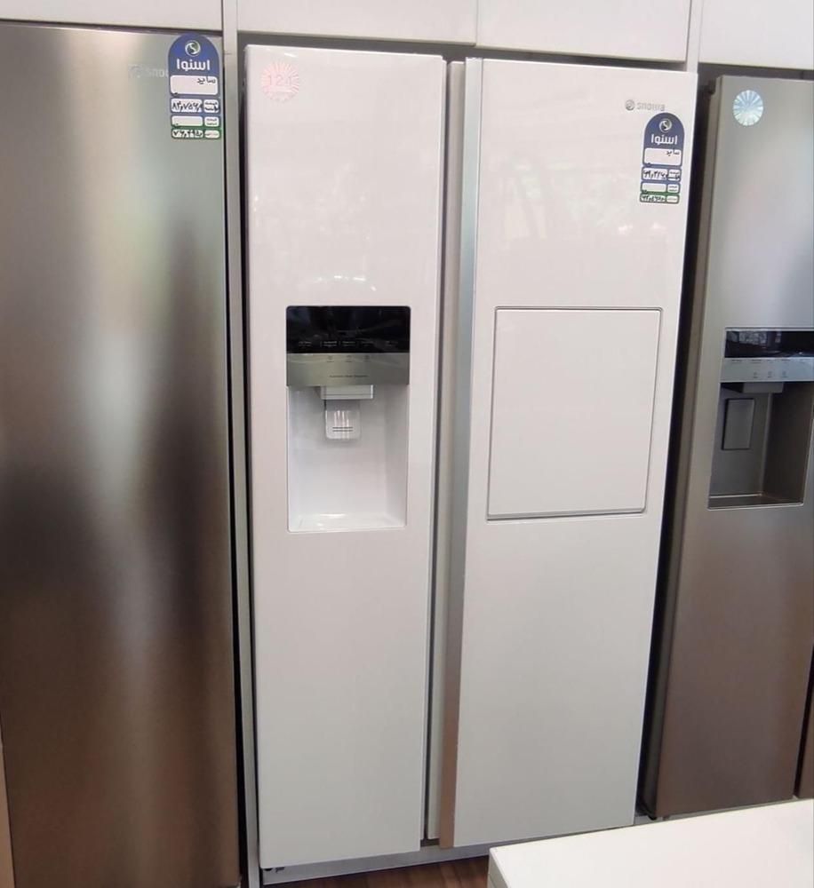 یخچال فریزر ساید اسنواهایپر مدلS2Di-M210 رنگ استیل|یخچال و فریزر|مشهد, طبرسی شمالی|دیوار