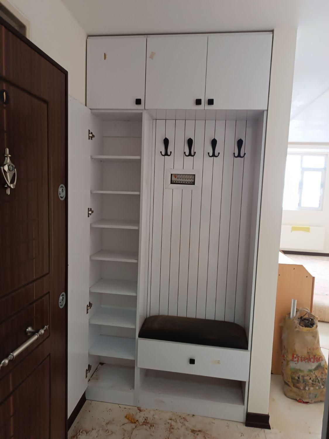 کمد ورودی جاکفشی|جاکفشی، کمد، دراور|اراک, |دیوار