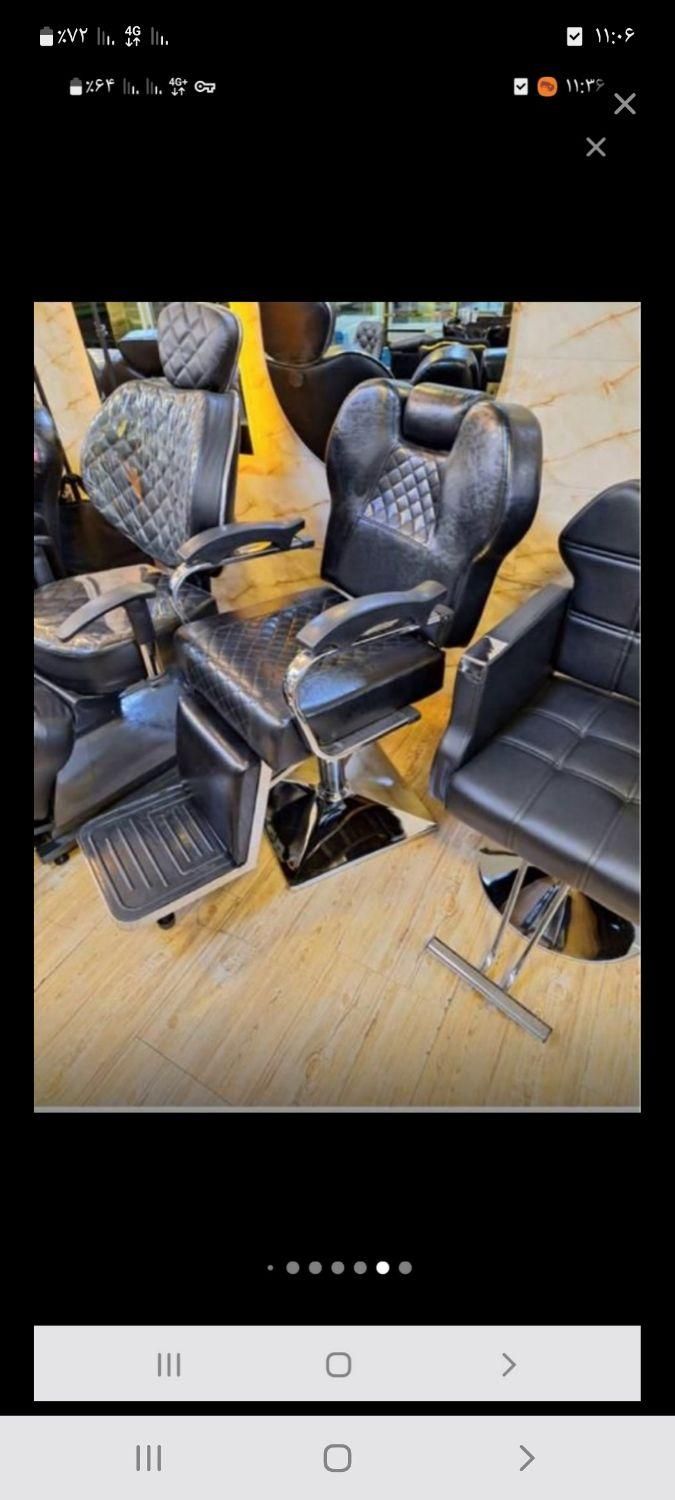 صندلی تابوره پدالی آینه سرشور ترولی پاف آرایشگاه|آرایشگاه و سالنهای زیبایی|شیراز, شهرک فرزانگان|دیوار