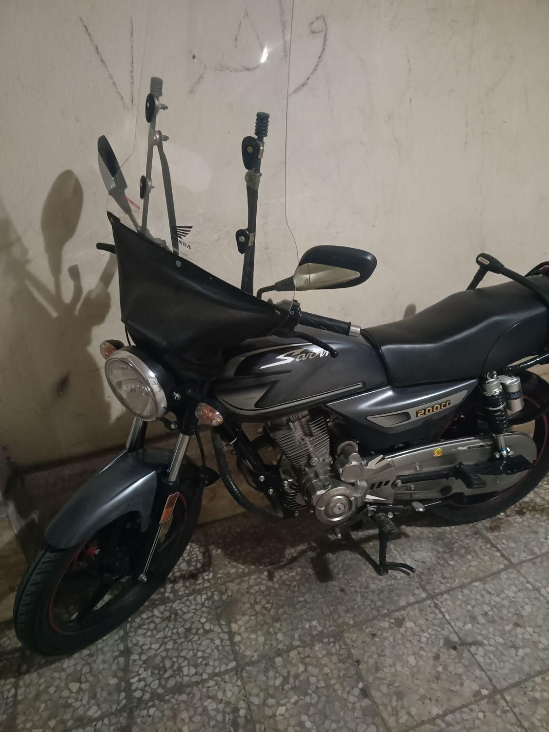 موتور ساوین 200cc مدل 1400 در شرایط عالی|موتورسیکلت|تهران, سنگلج (شاپور)|دیوار