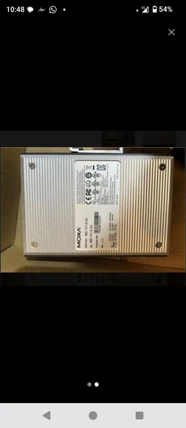 مبدل فیبر به اترنت موگزا،Moxa IMC-101-S-Sc|مودم و تجهیزات شبکه|تهران, آبشار|دیوار