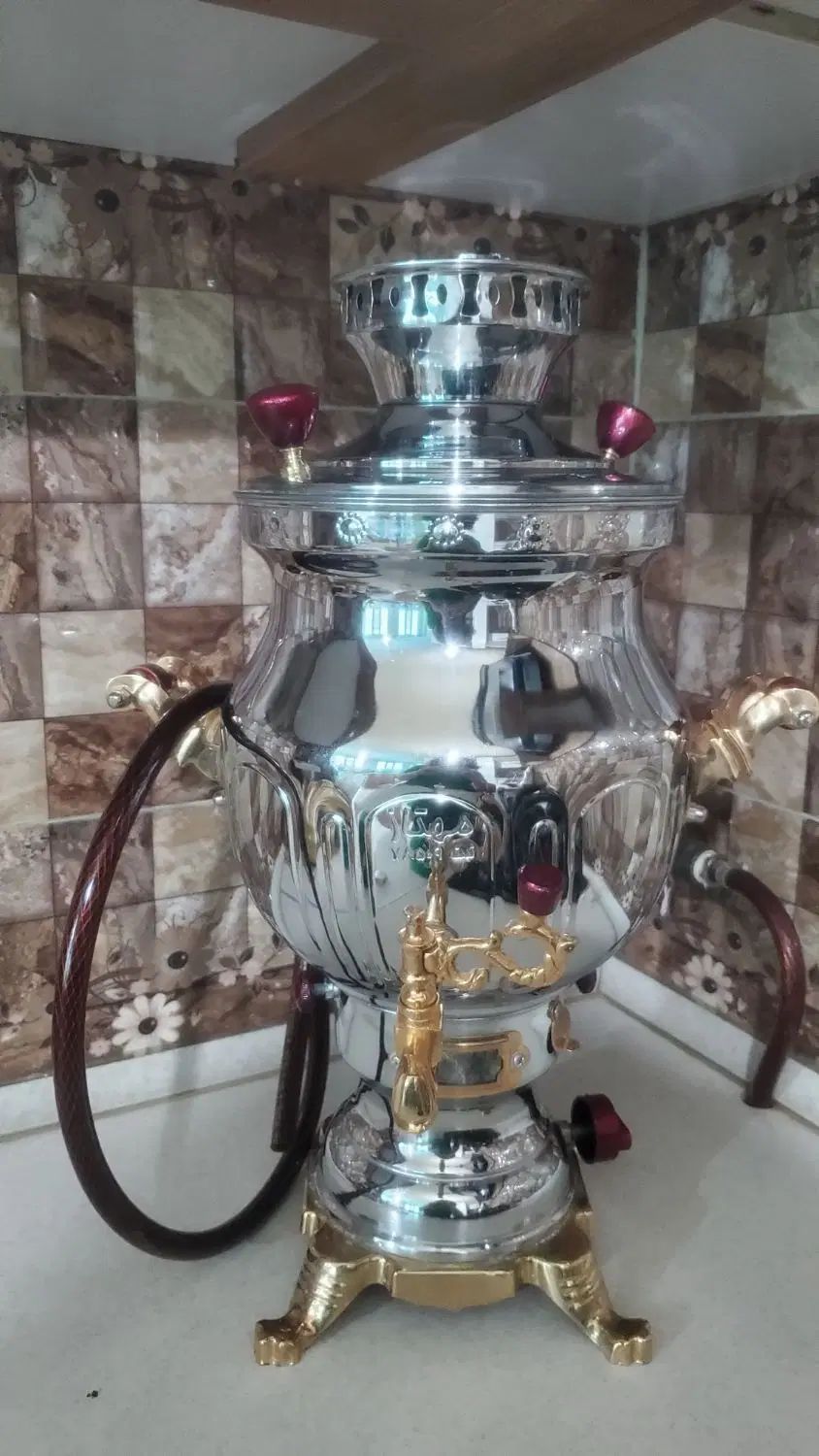 فروش گریل برقی بوش مدلTCG4215 و سماور گازی مهناز|اجاق گاز و لوازم برقی پخت‌وپز|تهران, ولنجک|دیوار