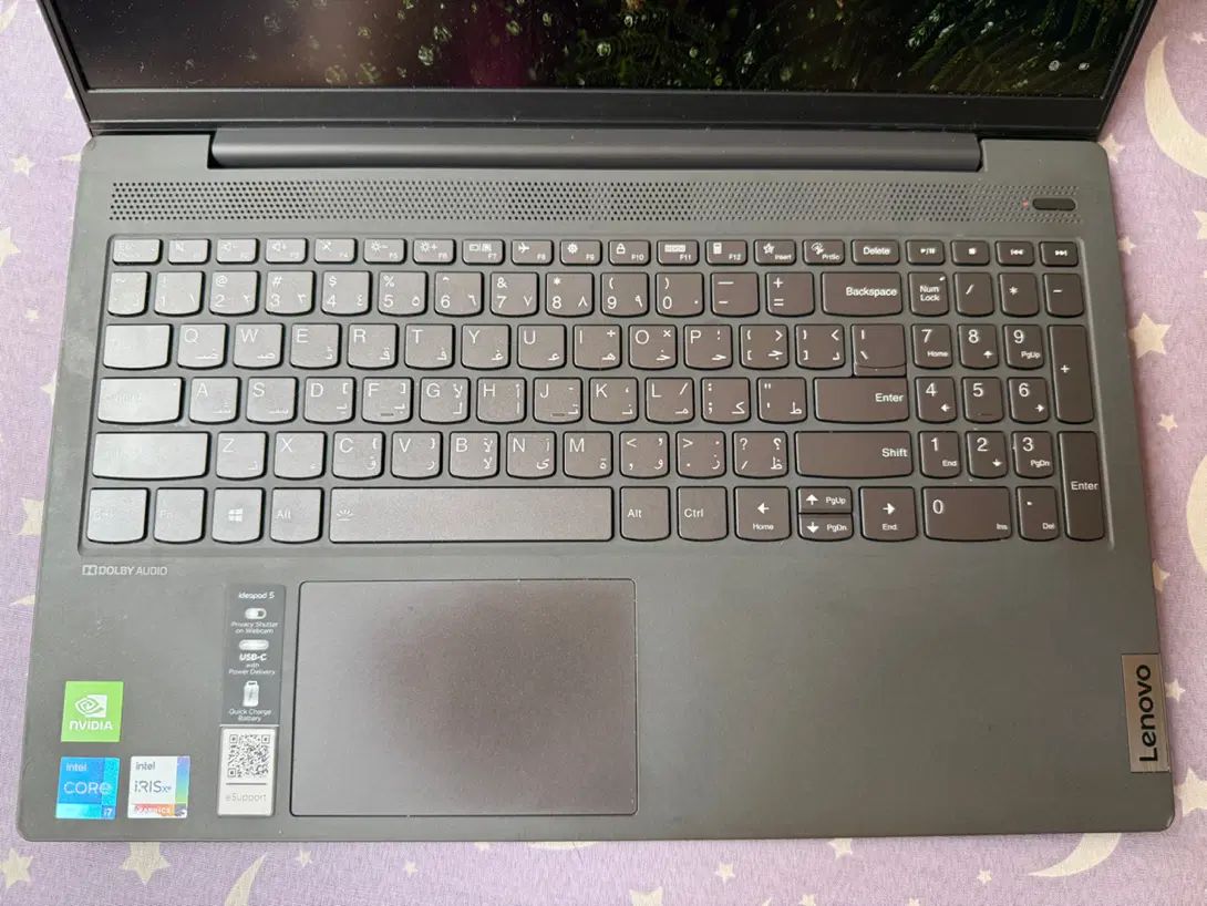 لپ‌تاپ Lenovo Ideapad 5 Core i7 رم 16در حد نو|رایانه همراه|تهران, مرزداران|دیوار
