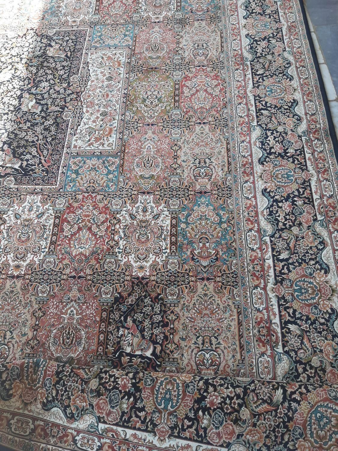 قالی ۱۵۰۰ شانه|فرش|آق قلا, |دیوار